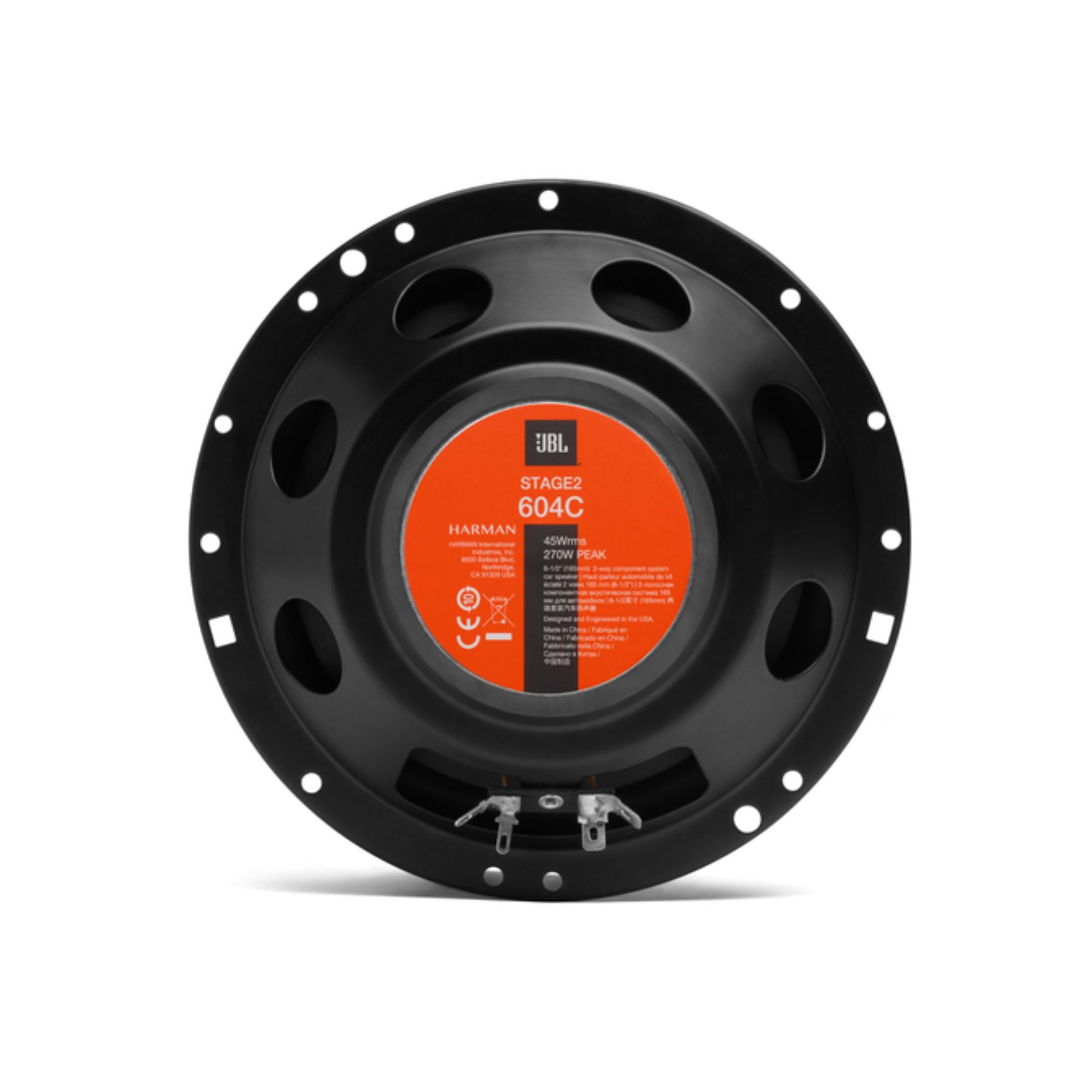 JBL Stage2 604C Refurbished 6-1/2" (160mm) Two Way Component Speaker System