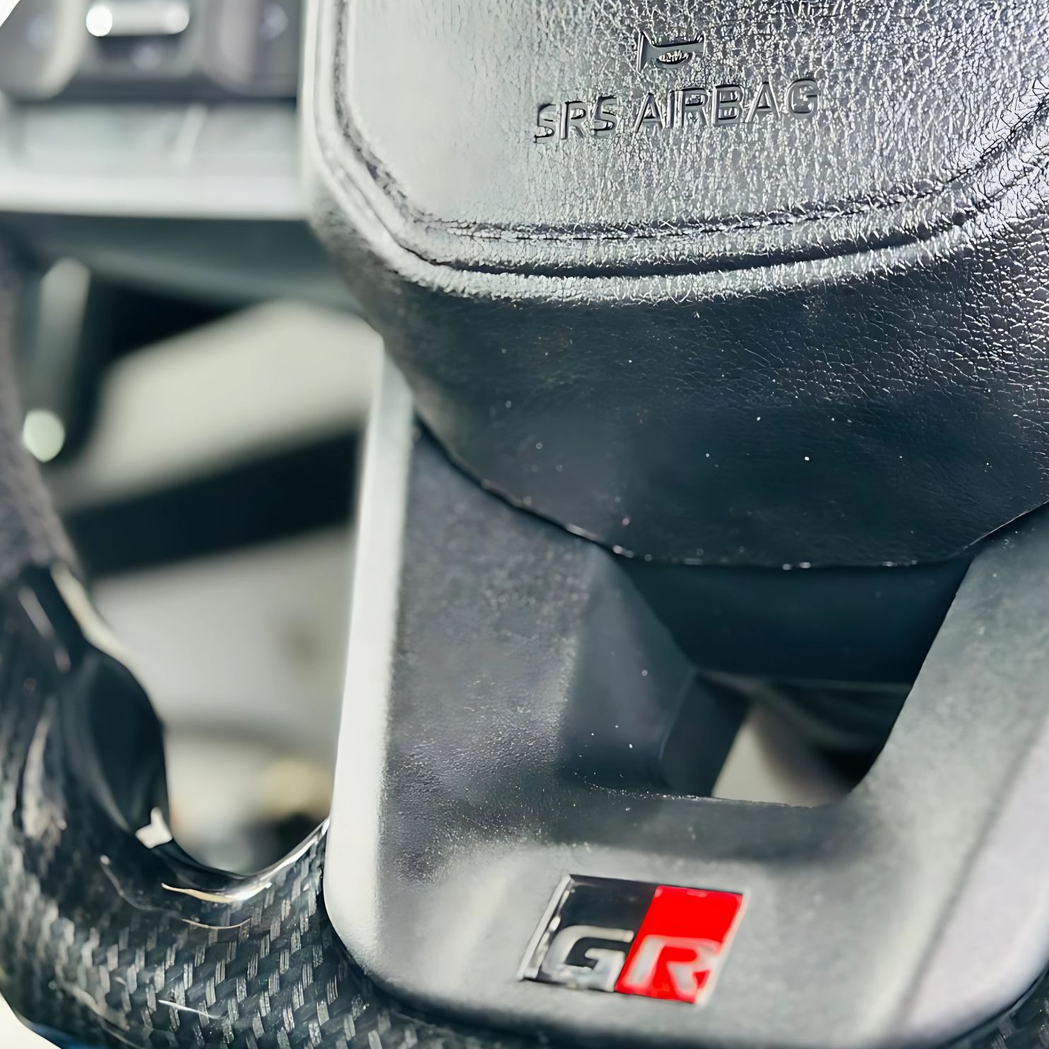 Toyota GR Sport Carbon Fiber Steering Wheel - Image 2